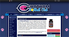 Desktop Screenshot of chathamsoftball.com